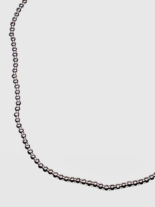 Collana Small Pearl Argento
