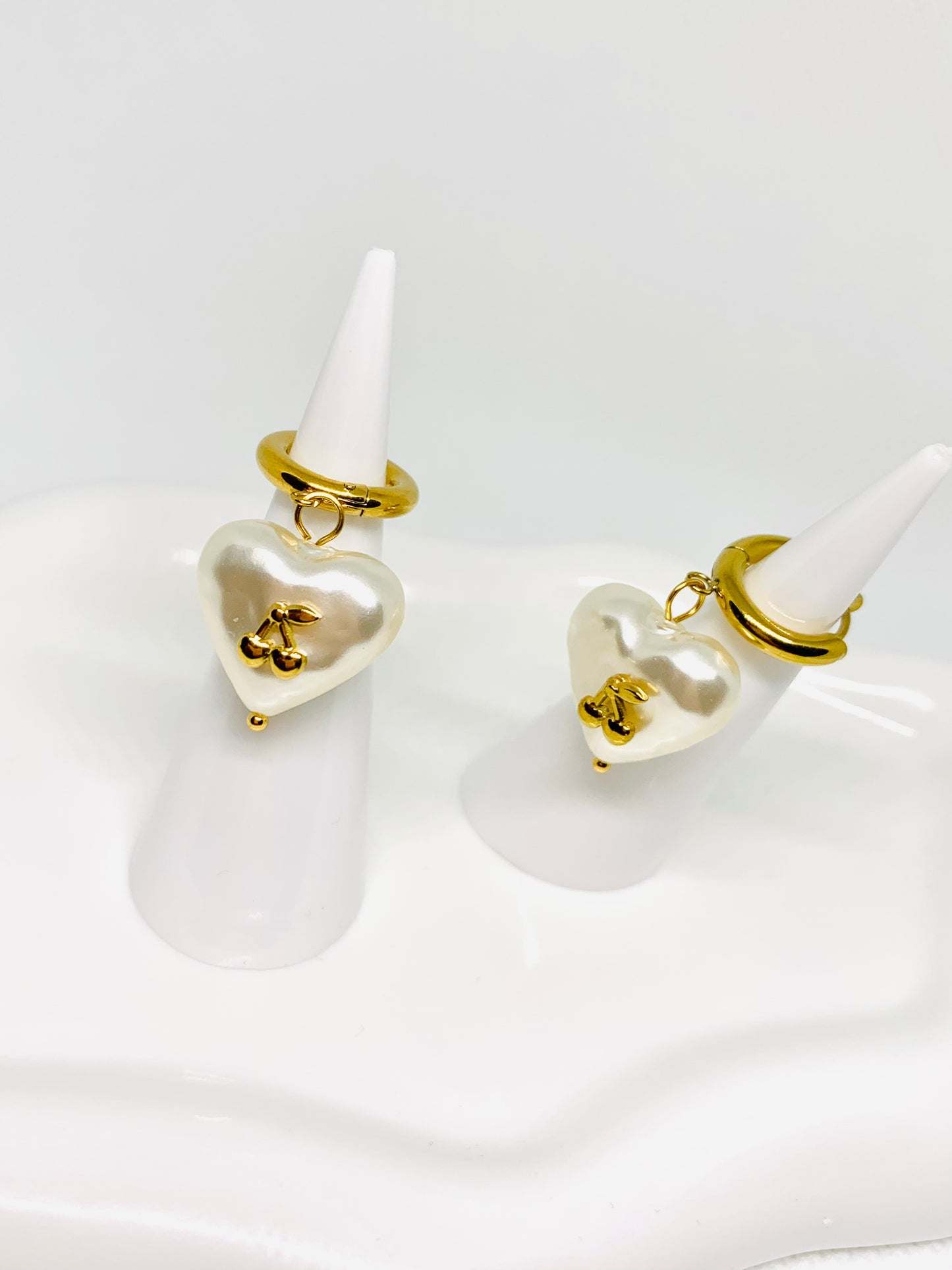 Orecchini Perla Cuore