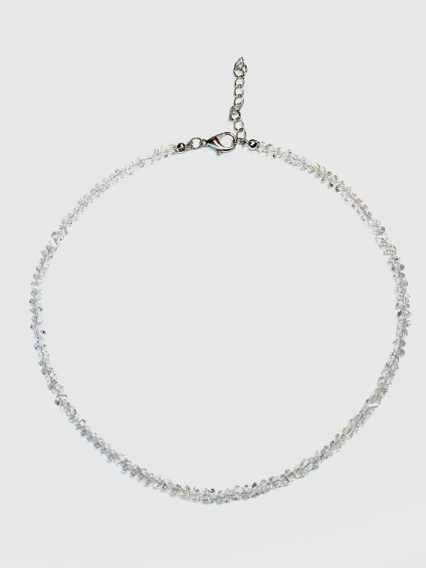 Collana Cristalli Argento