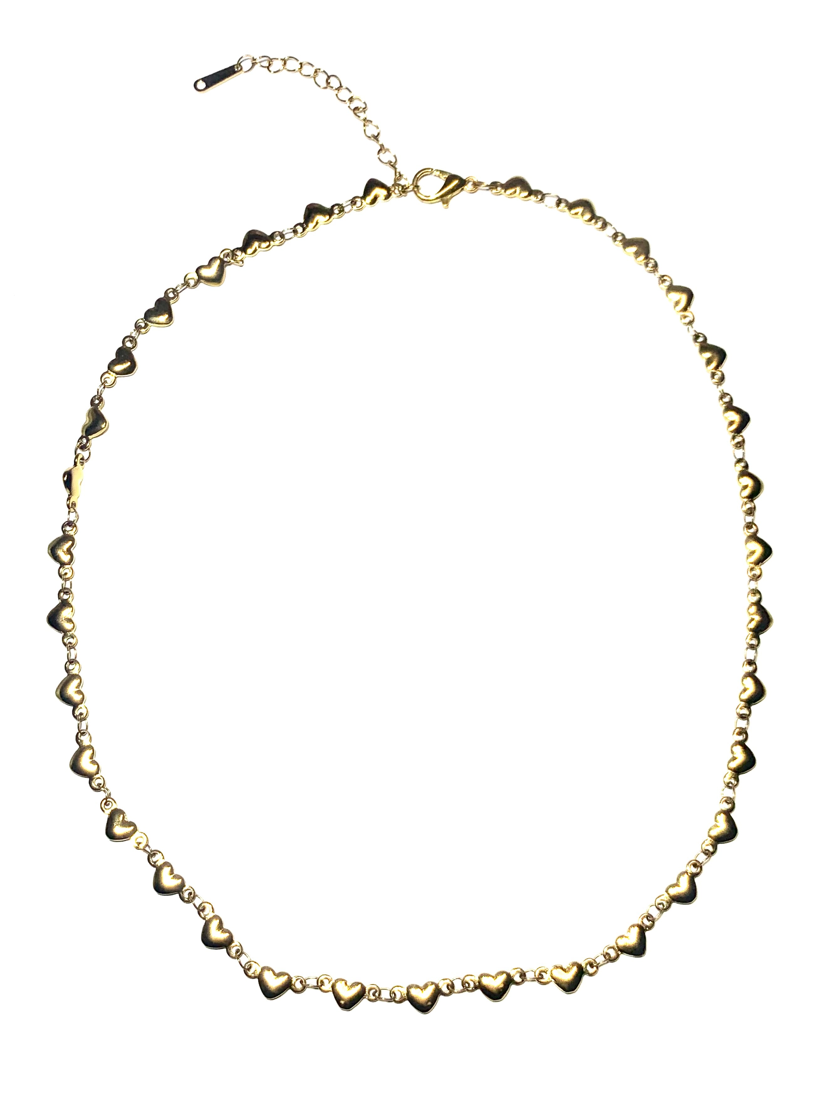 Collana Cuori Infiniti Oro