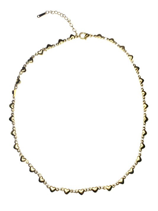 Collana Cuori Infiniti Oro