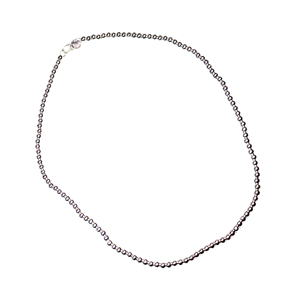 Collana Small Pearl Argento