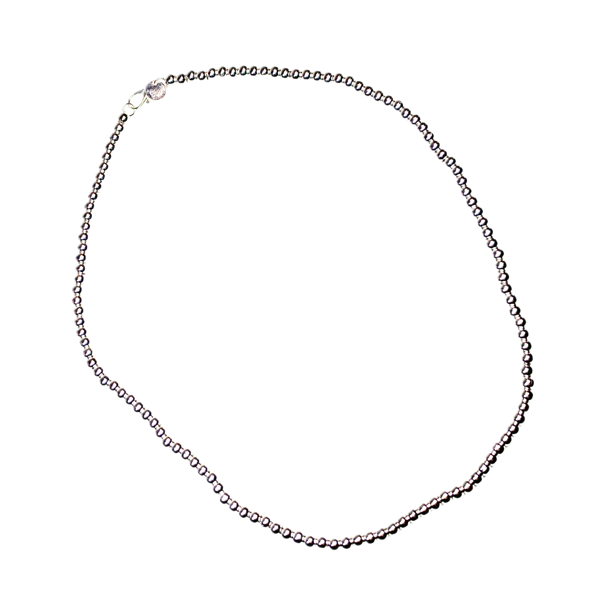 Collana Small Pearl Argento