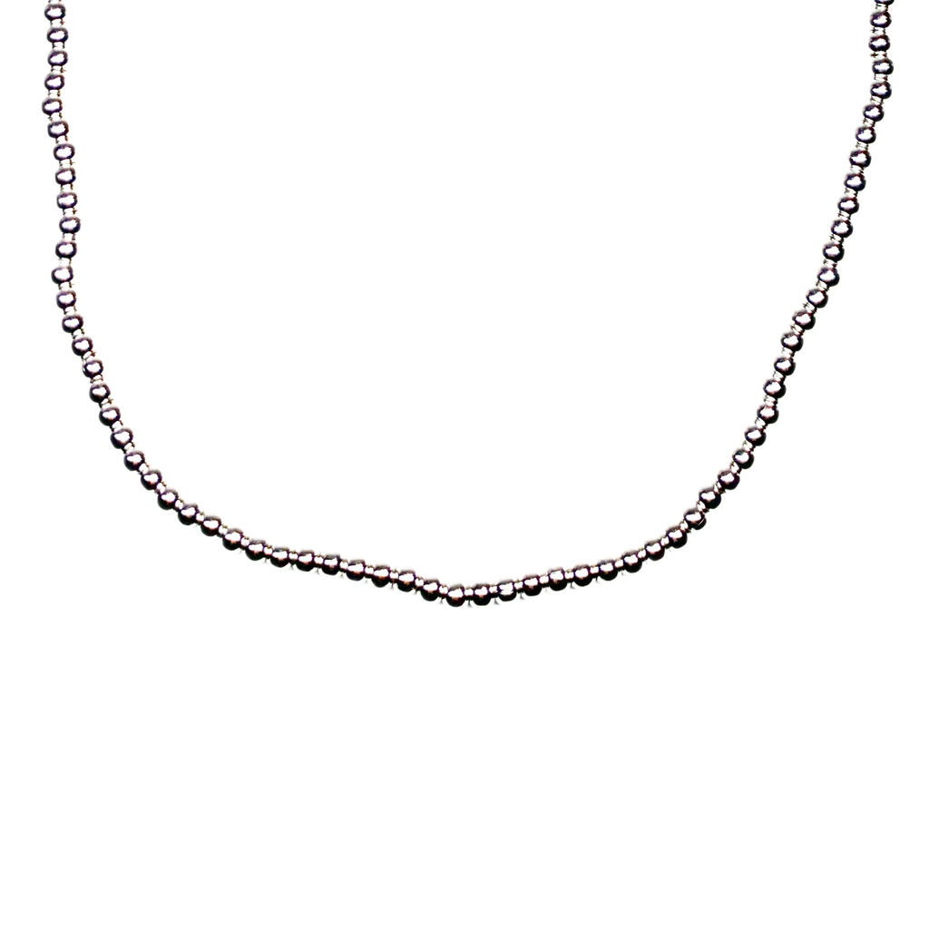 Collana Small Pearl Argento
