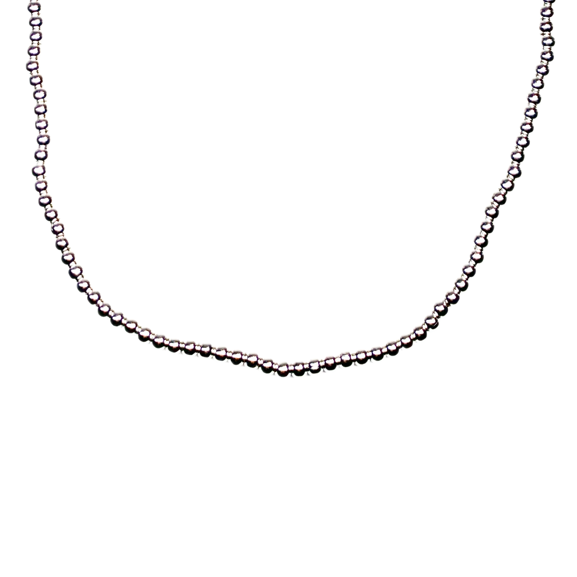 Collana Small Pearl Argento