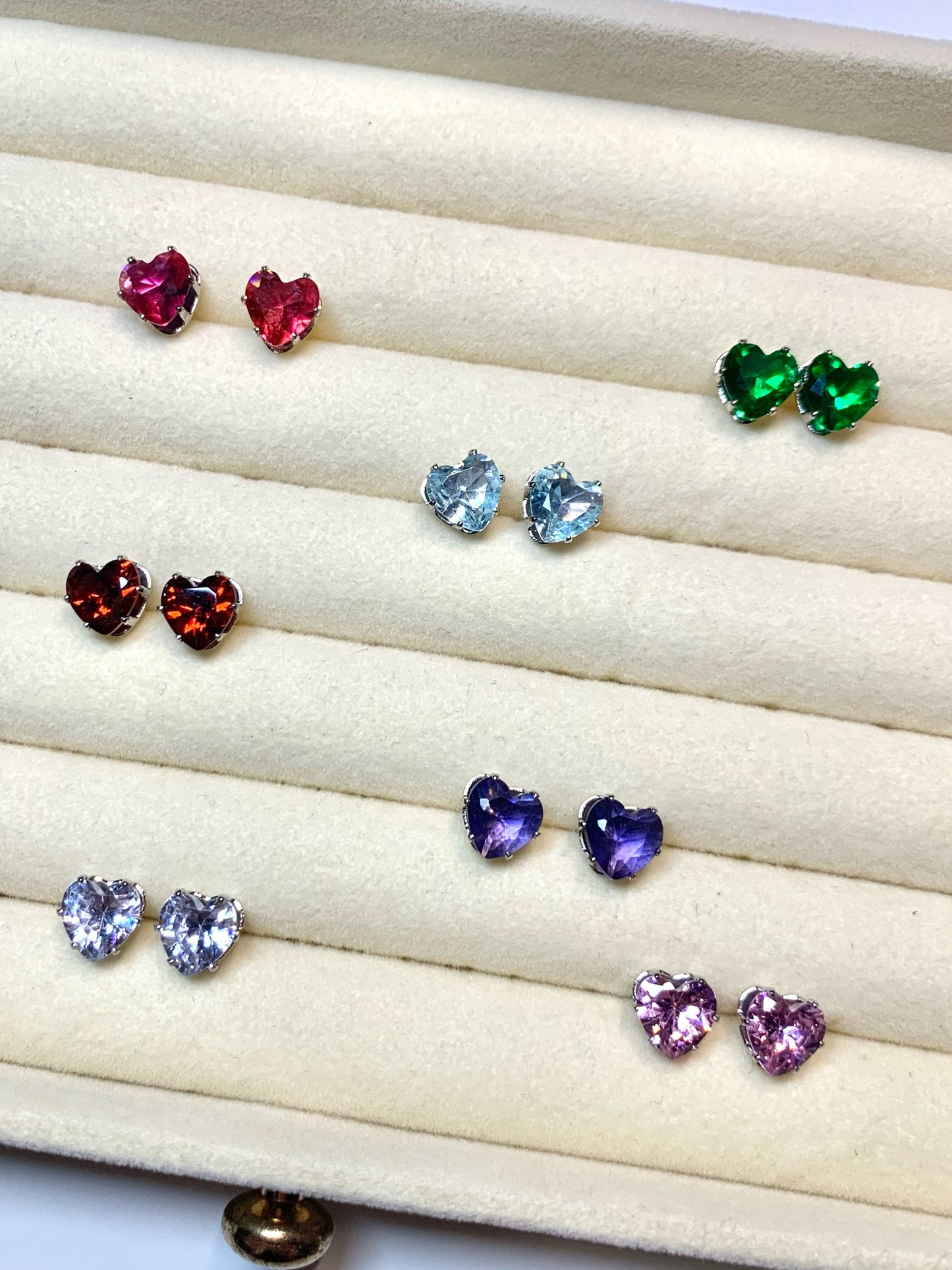 Orecchini Heart Crystal