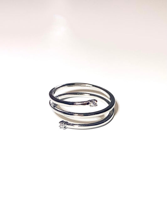 Anello Trinity Cristallo