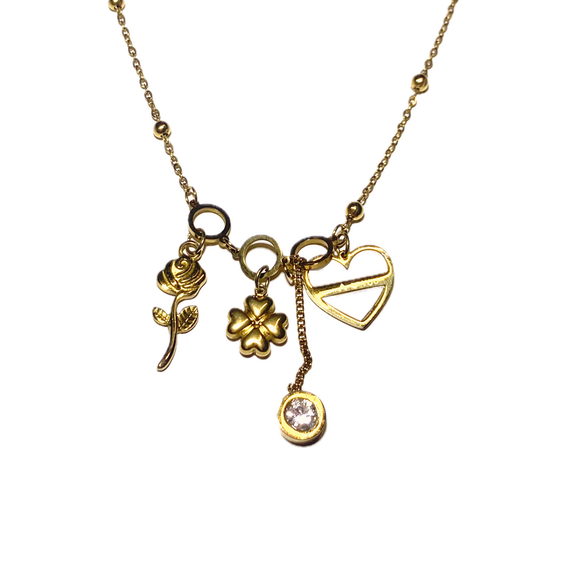 Collana Romantic Heart Golden