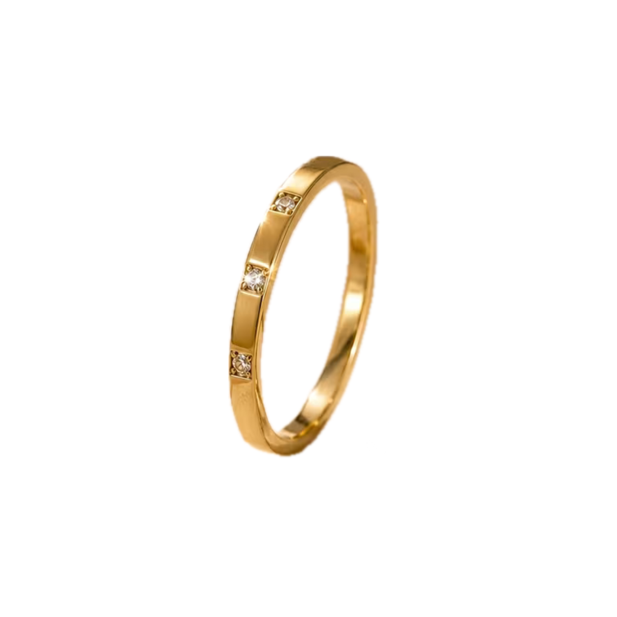 Anello Three Zircon