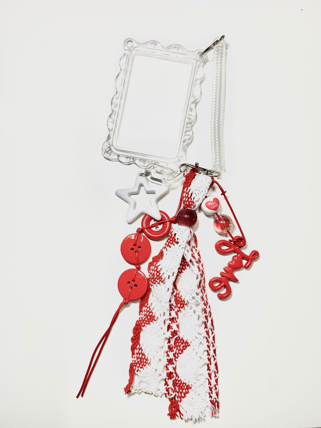Porta card + charms decorativi