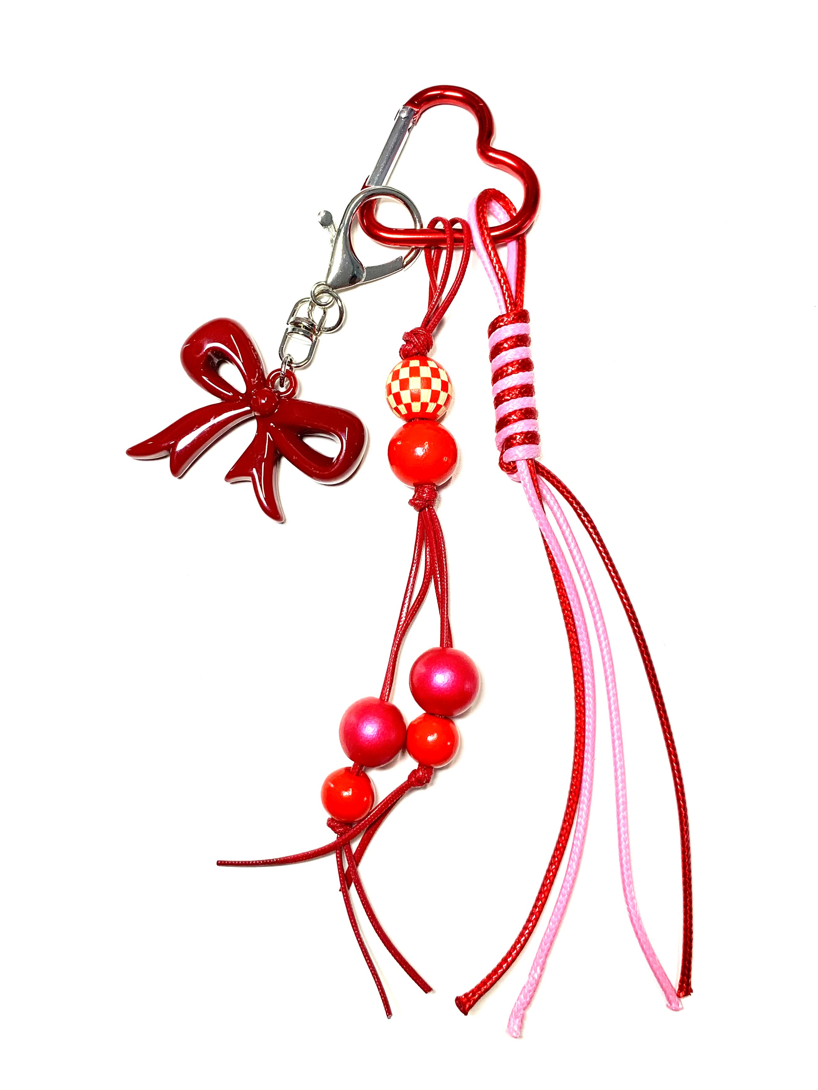 Red & Pink Keyring