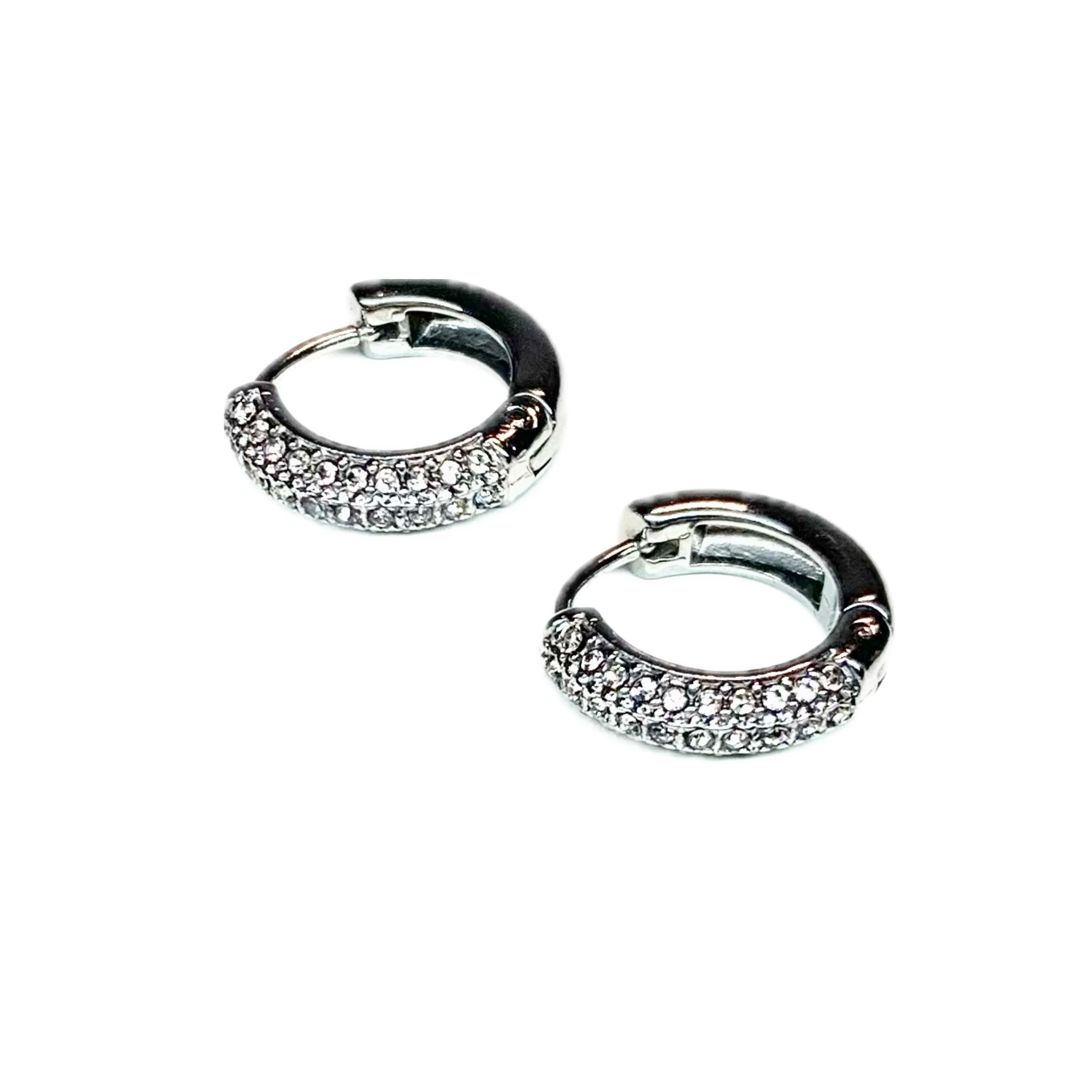 Orecchini Strass Argento