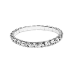 Bracelet Elastic Tennis Silver