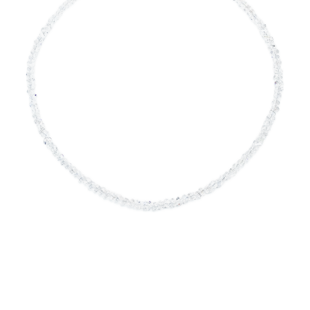 Collana Cristalli Argento