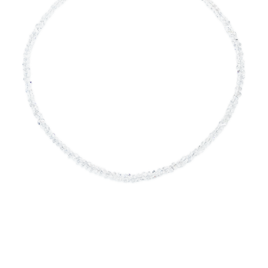 Collana Cristalli Argento