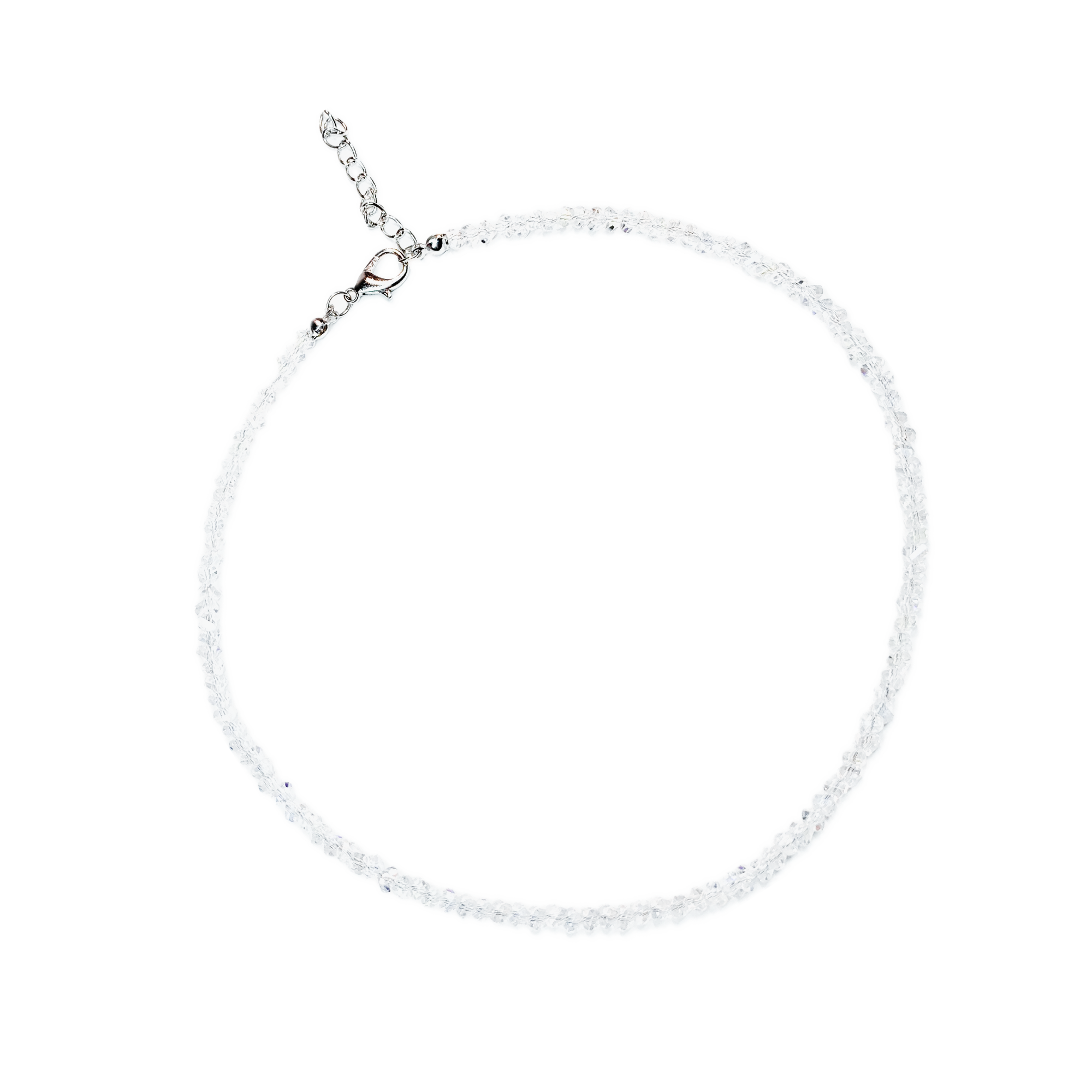 Collana Cristalli Argento