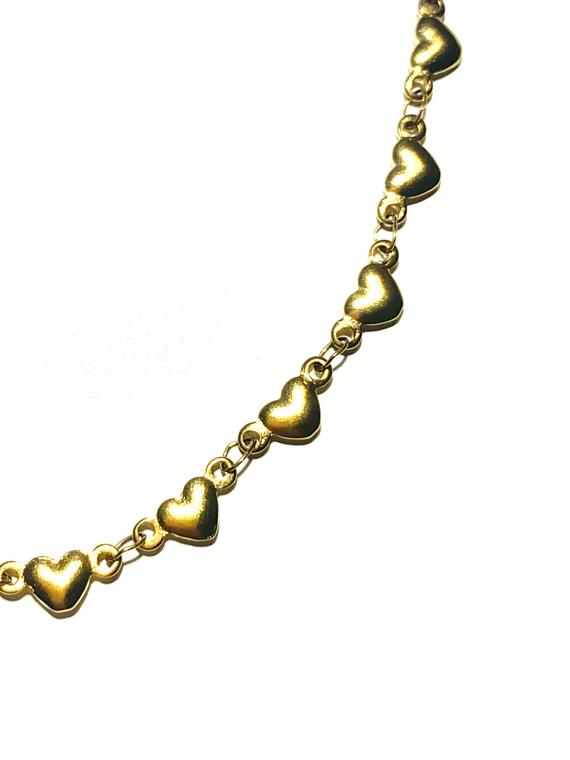 Collana Cuori Infiniti Oro