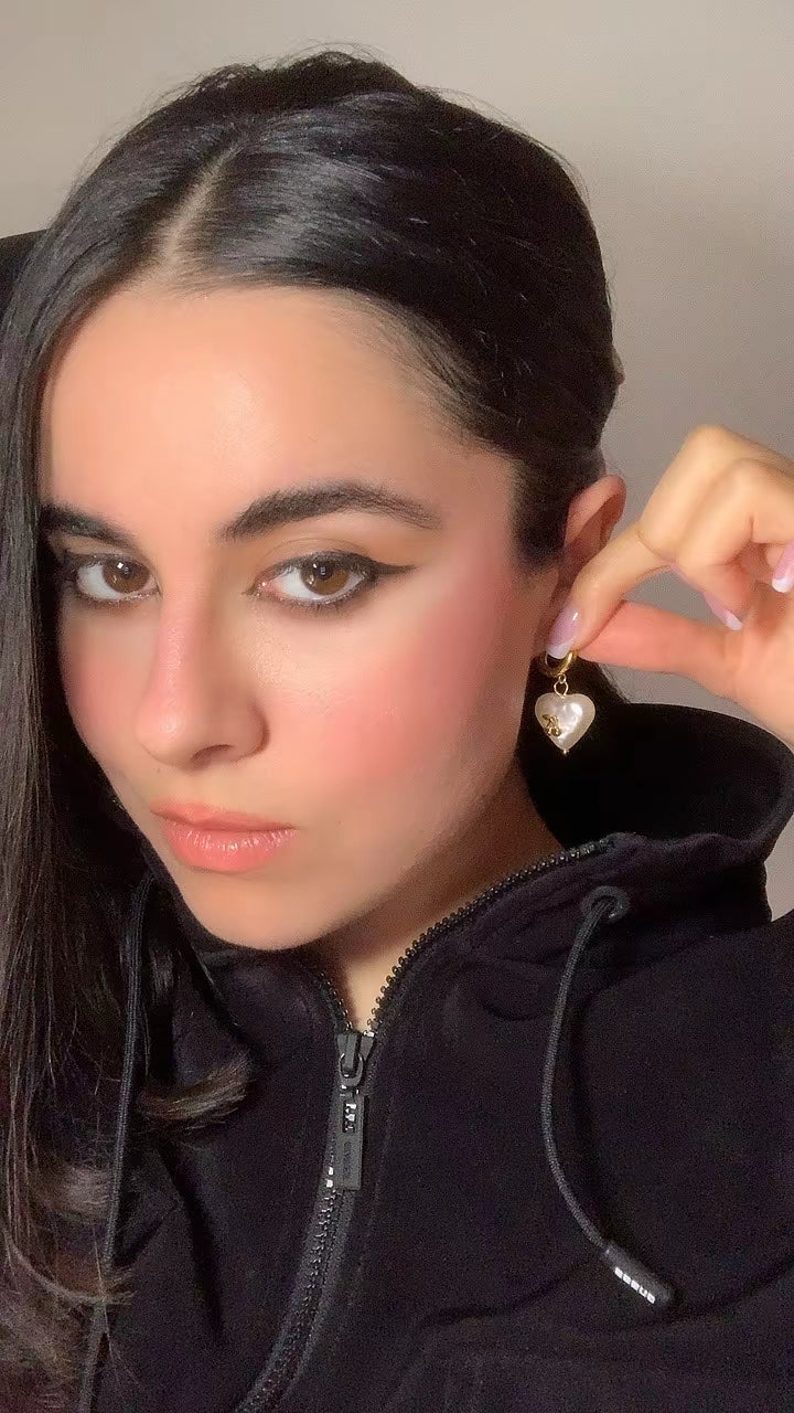 Orecchini Perla Cuore