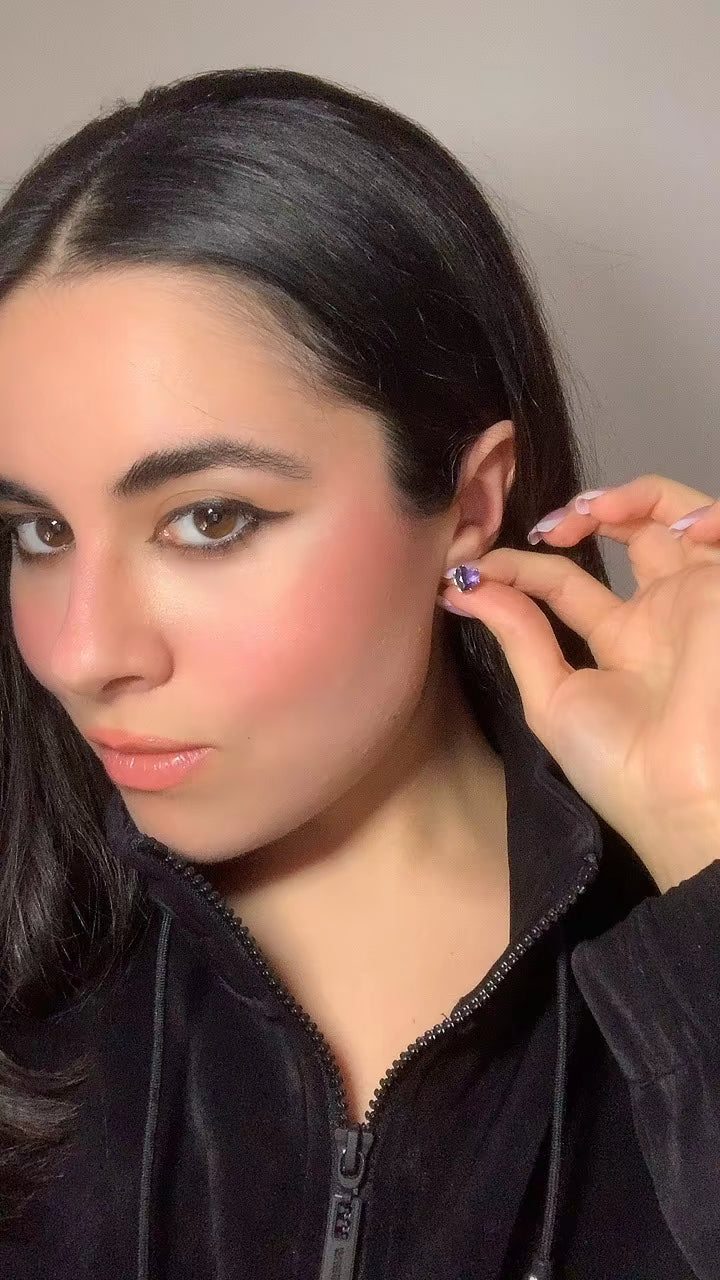 Orecchini Heart Crystal