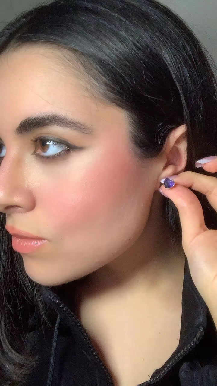 Orecchini Heart Crystal