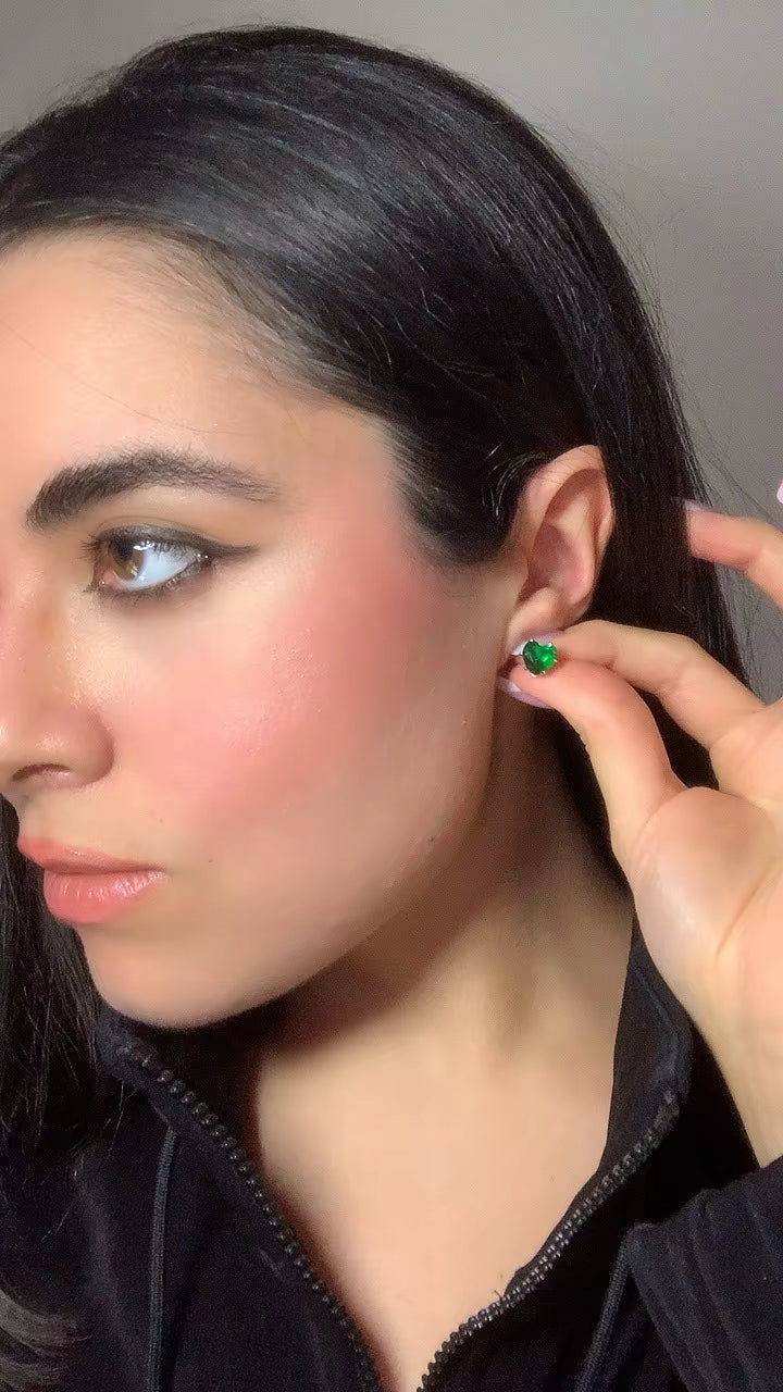 Orecchini Heart Crystal