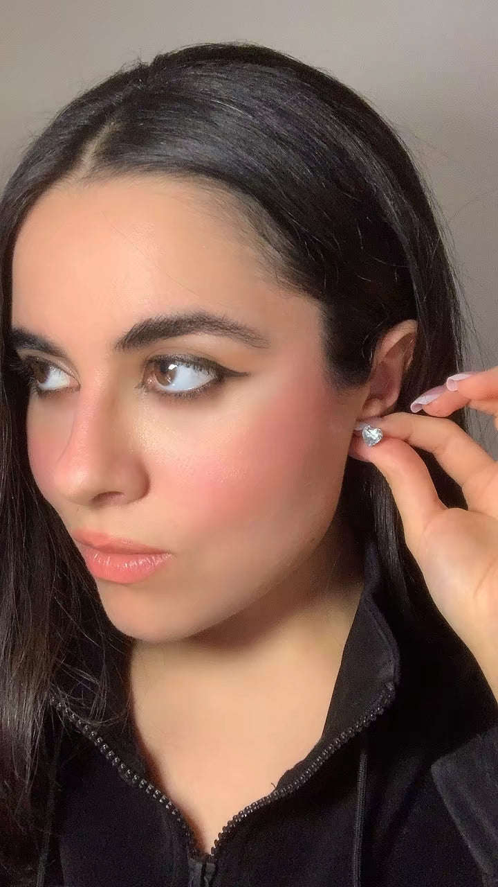 Orecchini Heart Crystal