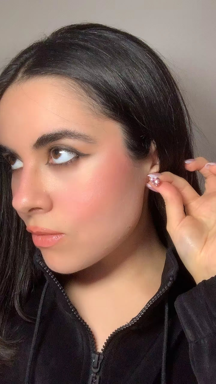 Orecchini Heart Crystal