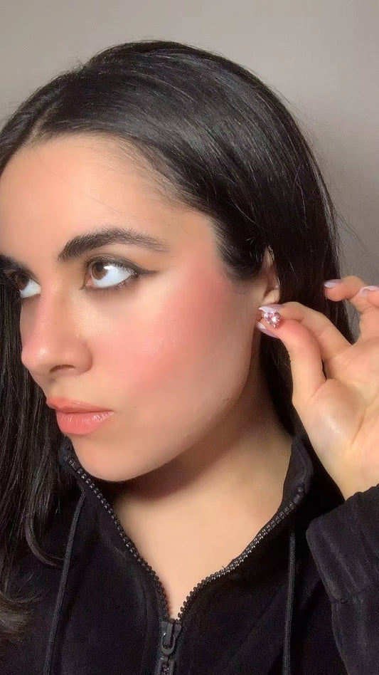 Orecchini Heart Crystal