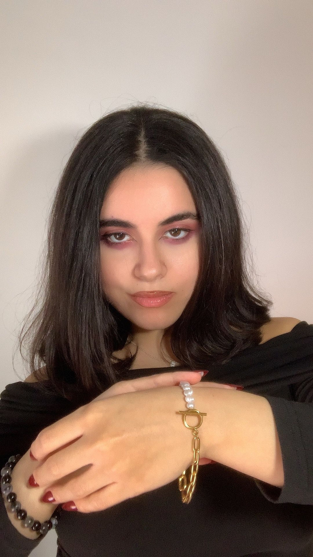 Bracciale Metà Catena & Perla