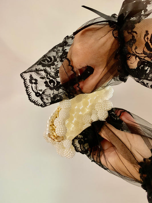 Borsetta di perle o portacard da concerto o evento