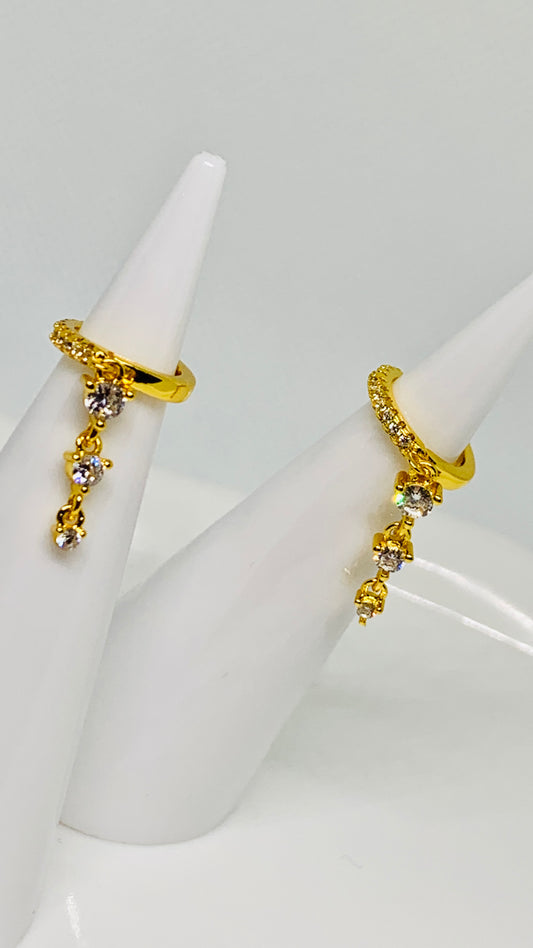 Orecchini Claire A Zirconi