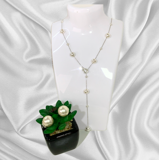 Set Collana e Orecchini di Perle