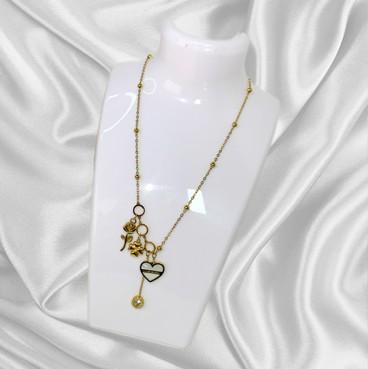 Collana Romantic Heart Golden