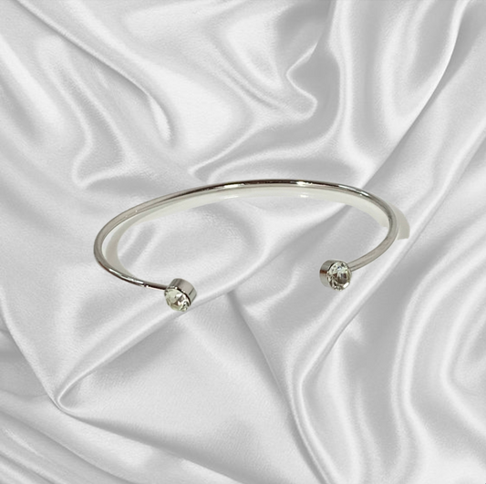 Bracelet Luna Crystal Argento