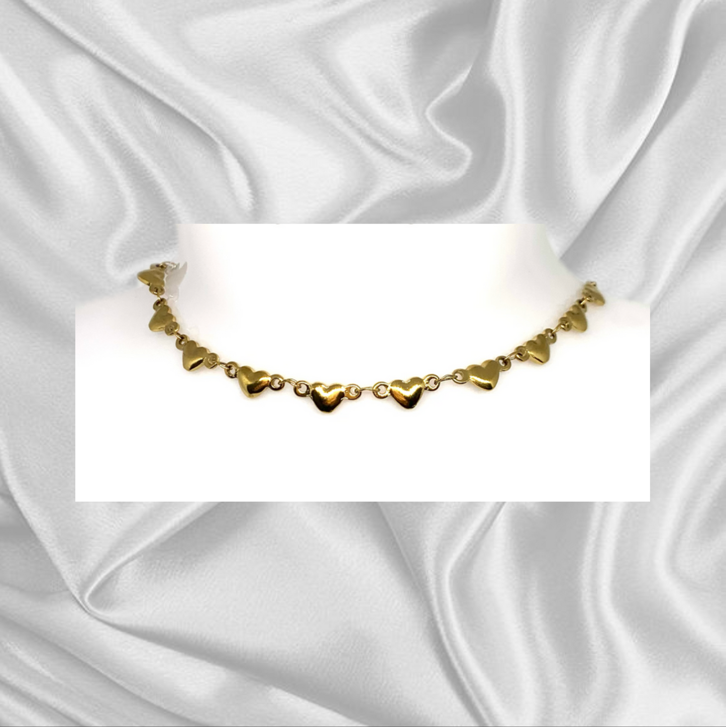 Collana Cuori Infiniti Oro