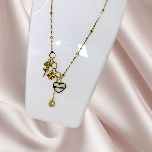 Collana Romantic Heart Golden